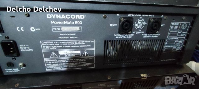Динакорд-Dynacord Powermate 600  2по300вата, снимка 7 - Ресийвъри, усилватели, смесителни пултове - 39624591