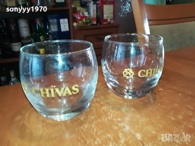 chivas regal 2бр чаши за уиски 3012221240, снимка 3 - Колекции - 39143482
