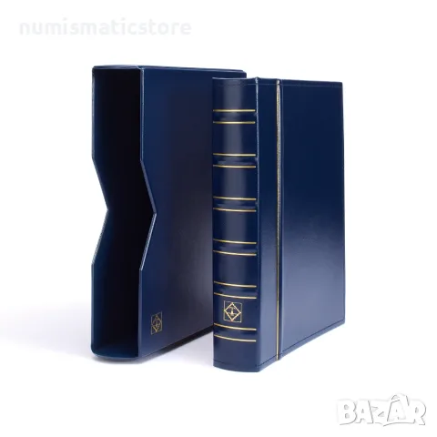 Leuchtturm Vario Classic албум с касета син цвят