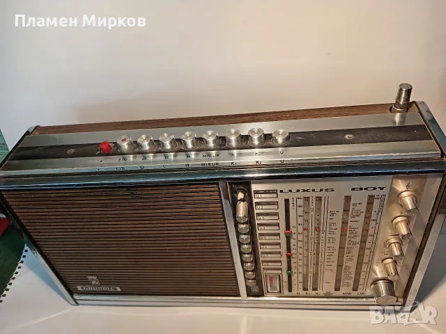 Германски транзистор GRUNDIG Luxus BOY, снимка 3 - Радиокасетофони, транзистори - 55776601