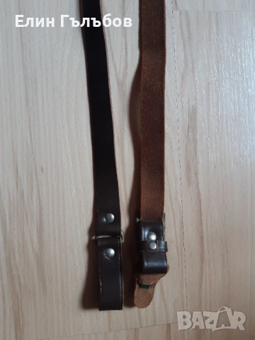 Ремък (портурей) за военен колан, ест.кожа неизползван, снимка 7 - Антикварни и старинни предмети - 53139323