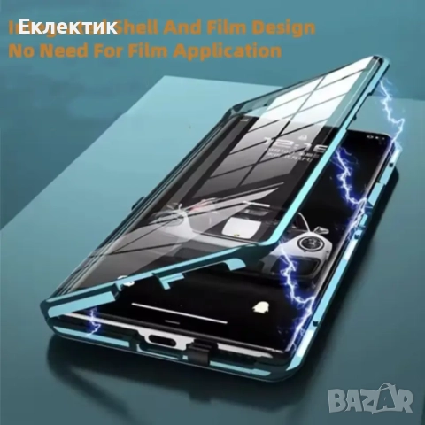Метален магнитен двустранен стъклен калъф за телефон Xiaomi Redmi Note 10 Pro, снимка 8 - Калъфи, кейсове - 51767282