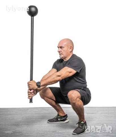 Стoманен Боздуган Macebell от  2 до 15 кг. * Въртяща се тежест Гира Щанга Чук, снимка 9 - Други спортове - 40663643