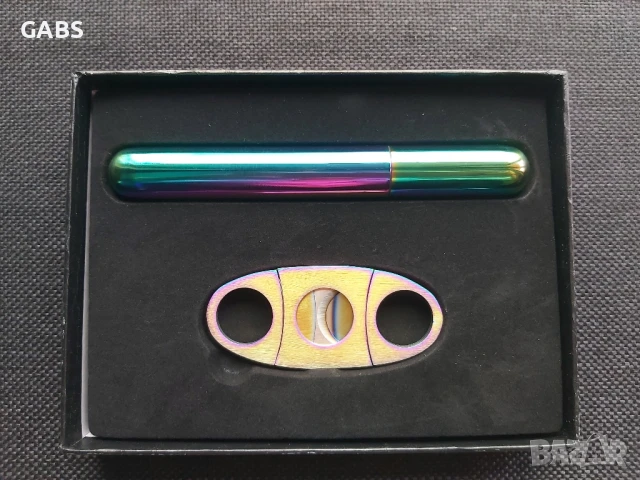 Комплект тубус и резачка за пури 3 цвята, снимка 7 - Подаръци за мъже - 50668327