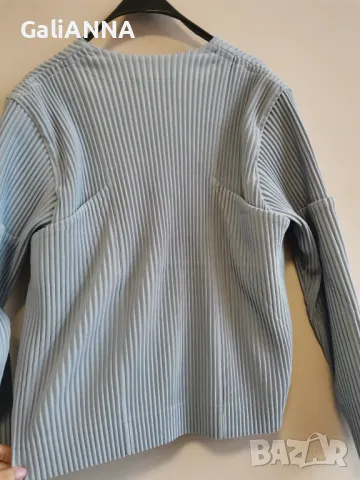 СТРАХОТНО ВРЪХНО РИПСЕНО ЯКЕНЦЕ С ЦИП 2XL-4XL, снимка 5 - Туники - 48572716