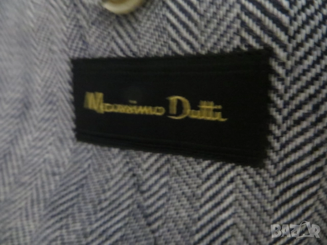 Мъжко сако от лен Massimo Dutti, снимка 5 - Сака - 51516133