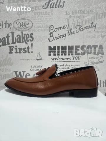 Мъжки елегантни обувки, снимка 2 - Официални обувки - 48858659