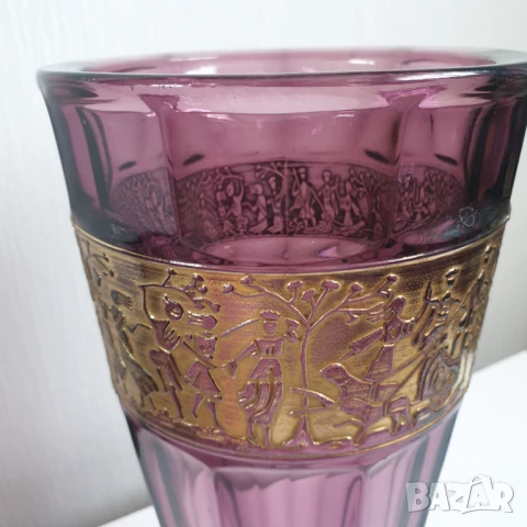 Аметистовата ваза на Лудвиг Мозер , снимка 9 - Антикварни и старинни предмети - 50502540