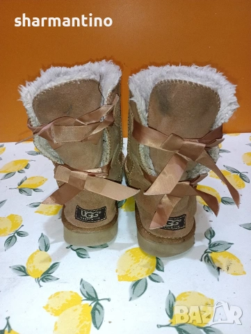 UGG кожени боти N 38, снимка 4 - Дамски боти - 53441946