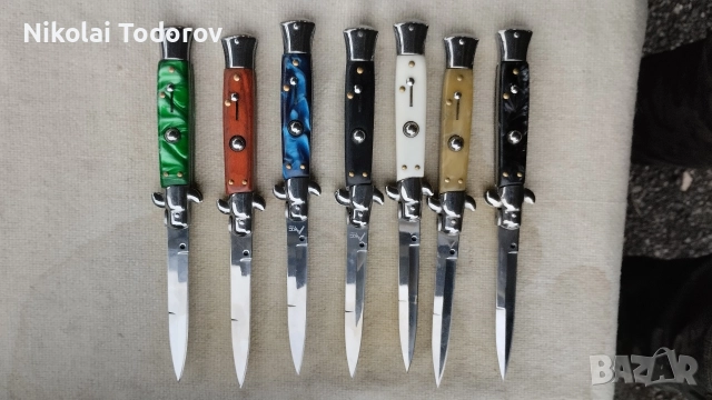 Продавам згъварми ножки. Гюрза, Стилето, Финка. , снимка 8 - Ножове - 52980759