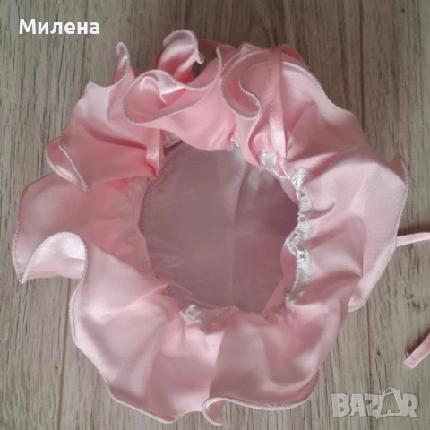 Сатенена чантичка с декорация , снимка 6 - Сватбени аксесоари - 51113052