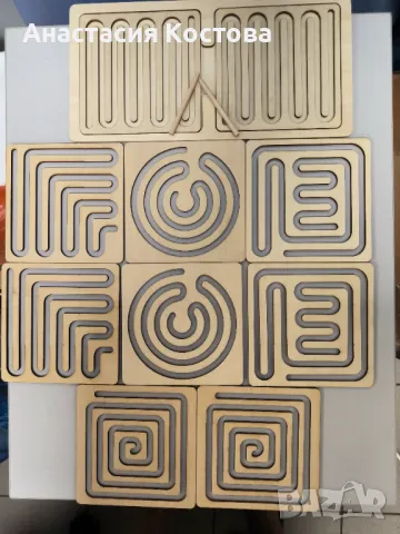 Игра за координация на лява и дясна ръка по Монтесори 