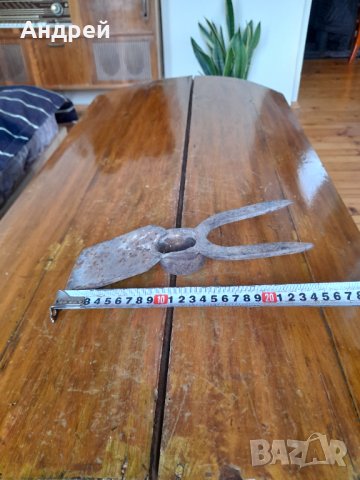 Старинна мотика,мотичка,прашулче #10, снимка 3 - Антикварни и старинни предмети - 38988369