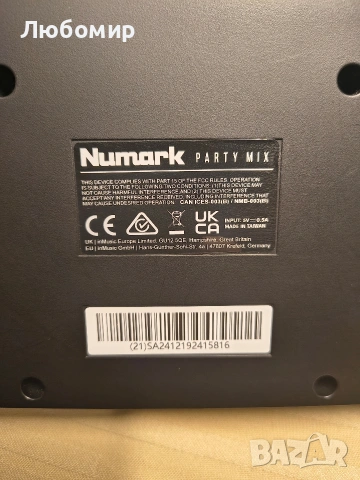 Numark Party Mix II DJ контролер със светлини, 2 дека, миксер, аудио интерфейс и Serato Lite , снимка 5 - Аудиосистеми - 53093279