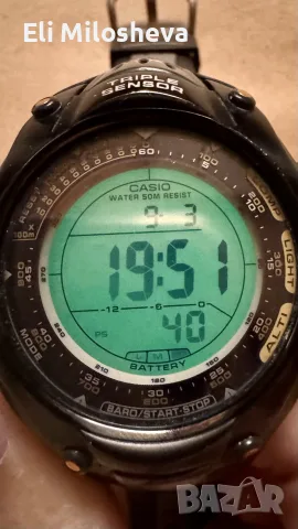 CASIO Protrek PRG-70J винтич соларен часовник , снимка 2 - Мъжки - 55958427