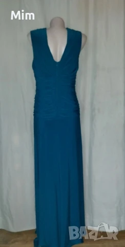 Официални дълги рокли в розово с пайети и маслено зелена, снимка 9 - Рокли - 51002483