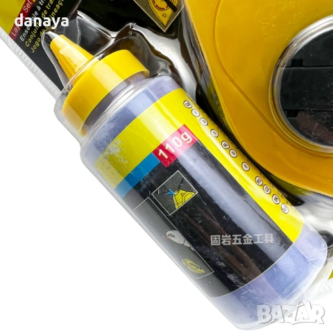 6364 Зидарска чертилка с пудра комплект за маркиране с тебеширена корда, снимка 4 - Други инструменти - 53198225