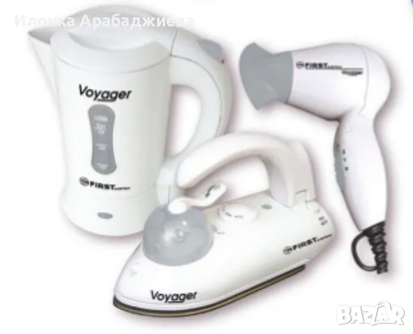 Туристически комплект 3 в 1 - Сешоар, чайник за вода, парна ютия FIRST, снимка 1