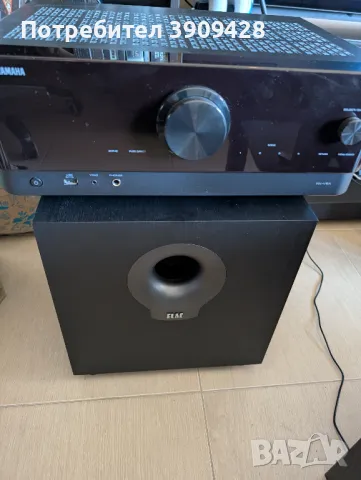 Впечатляваща 3.1 домашна аудио система ELAC/Yamaha - готова за емоционално кино изживяване, снимка 9 - Плейъри, домашно кино, прожектори - 49413164