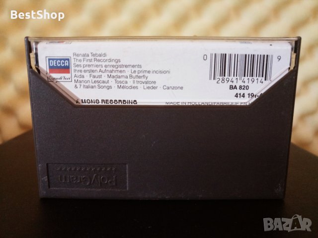 Renata Tebaldi - The First Recordings, снимка 2 - Аудио касети - 34321631