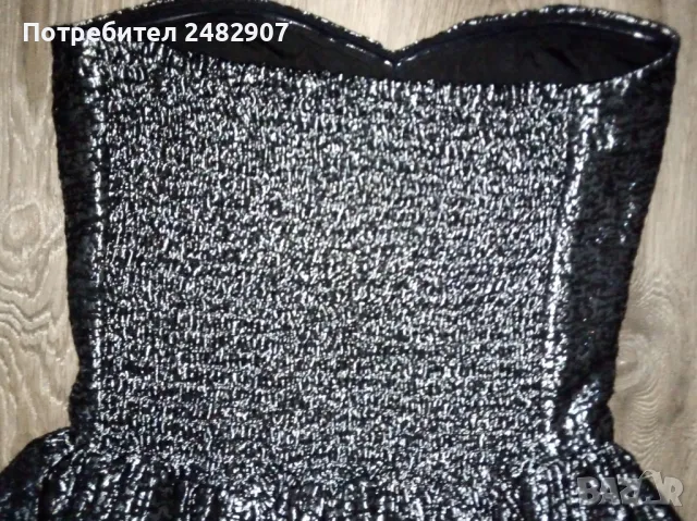 Сребриста бална рокля, снимка 6 - Рокли - 48944434