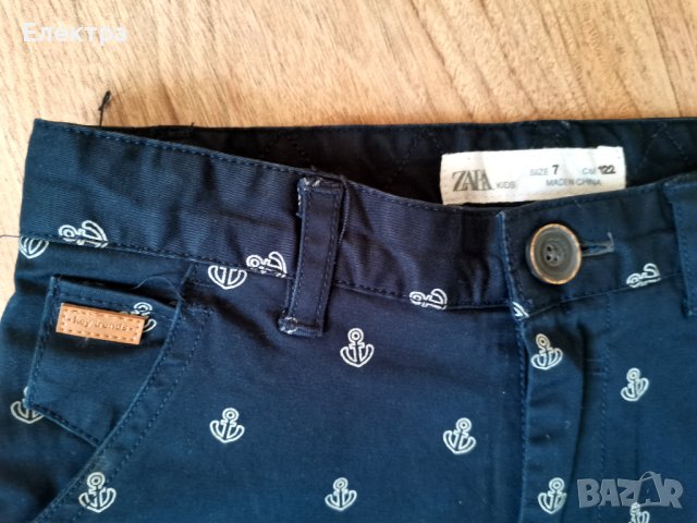 Нови къси панталони Zara 7 год, 122см. , снимка 2 - Детски къси панталони - 41145189
