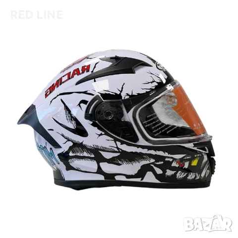 Каска за мотор WLT White, снимка 5 - Аксесоари и консумативи - 50809721