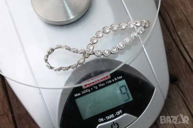 Дамска  гривна от бяло злато , снимка 14 - Гривни - 49771384