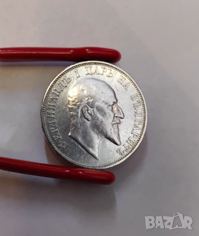 2 лева 1910 година България, снимка 3 - Нумизматика и бонистика - 51285374