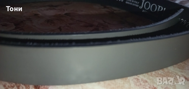 JOOP ITALY Нов Мъжки Колан Изцяло от Естествена Кожа 95см., снимка 6 - Колани - 52703329