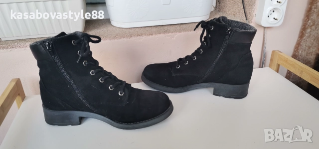 Боти Skor 39н.Естествен велур и кожа , снимка 11 - Дамски боти - 52127043