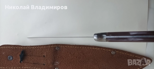 Нож Велико Търново стар като нов запазен , снимка 9 - Ловно оръжие - 52789289