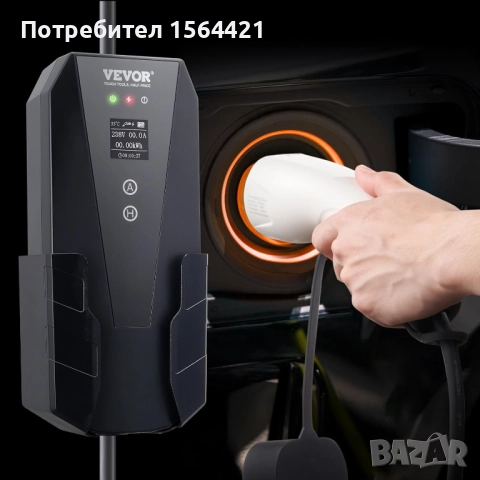 зарядно устройство за електромобил с LCD дисплей, 3.68 kW, станция, снимка 13 - Друга електроника - 52803171