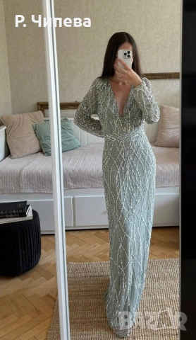 ЧИСТО НОВА бална рокля с камъни - XL\XXL