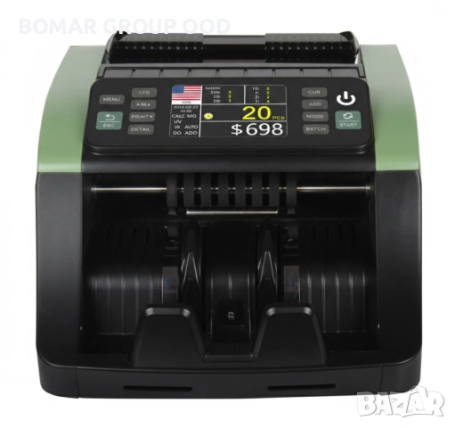 Брояч на банкноти с детектор за фалшиви банкноти сертифициран от ЕЦБ, снимка 5 - Друго търговско оборудване - 52939220