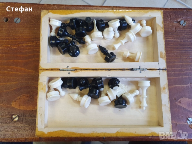 Български малък стар шах. В отлично състояние., снимка 4 - Шах и табла - 51983264