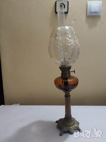 стара газова лампа, снимка 2 - Антикварни и старинни предмети - 40476338