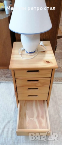 Практично дървено шкафче с пет чекмеджета, подходящо за офис, детска стая или работен кът. , снимка 4 - Шкафове - 52077011
