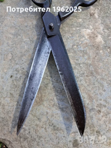 Стара ножица Mann & federlein Solingen, снимка 10 - Антикварни и старинни предмети - 50525367