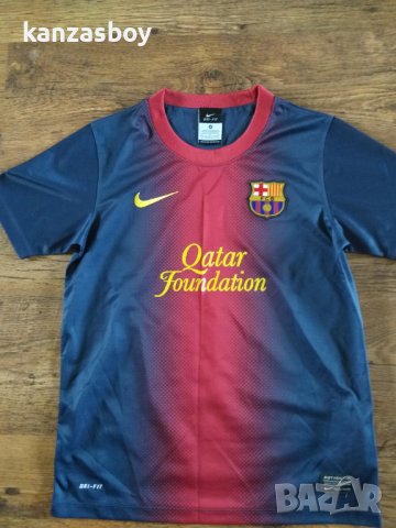 NIKE FC BARCELONA 2012/13 - страхотна юношеска тениска КАТО НОВА, снимка 5 - Детски тениски и потници - 41948535