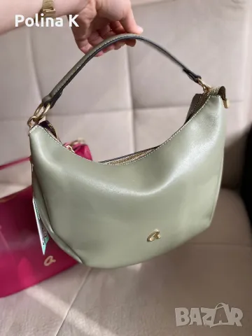 Оригинална дамска чанта в овална форма, снимка 4 - Чанти - 49245426