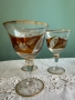 Старинни чаши със стол френски стил 3 броя, снимка 4