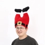 6165 Забавна коледна шапка Краката на Дядо Коледа, снимка 1