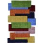 Шарен килим с абстрактна форма, снимка 1 - Килими - 41580545