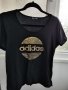 Adidas дамска тениска със златна щампа, Л/L , снимка 2