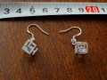 Посребрени дамски обеци, снимка 8