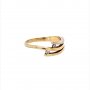 Златен дамски пръстен 2,58гр. размер:54 14кр. проба:585 модел:15560-1, снимка 3