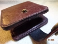 мъжки портфейл от естествена кожа /ръчна изработка/, снимка 1