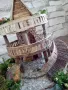 Къщата с цветята-ръчно изработена декорация., снимка 5