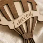 Дървени месечинки за бебе с балон, снимка 4